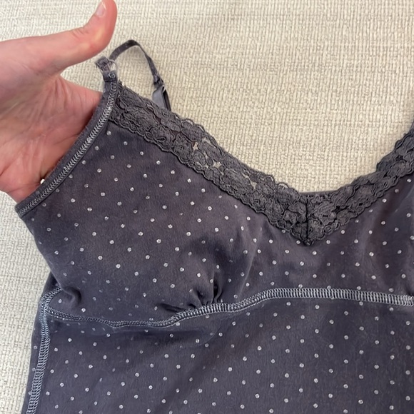 American Eagle Cami with built in shelf bra. Size M. - Picture 4 of 5